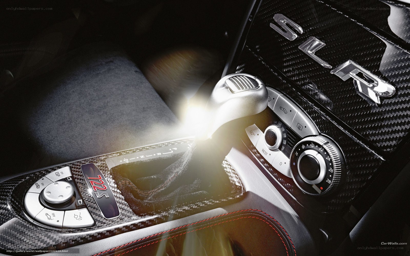 Mercedes SLR interior details