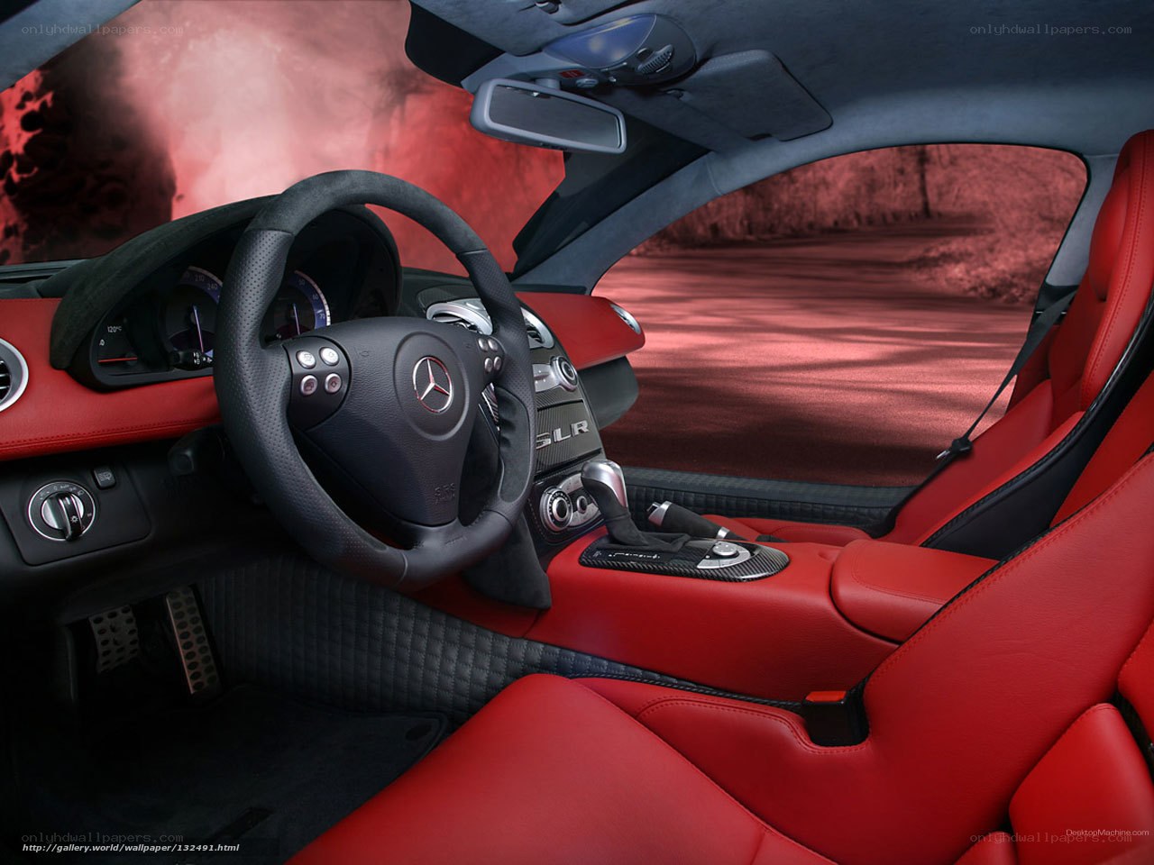 Mercedes SLR interior