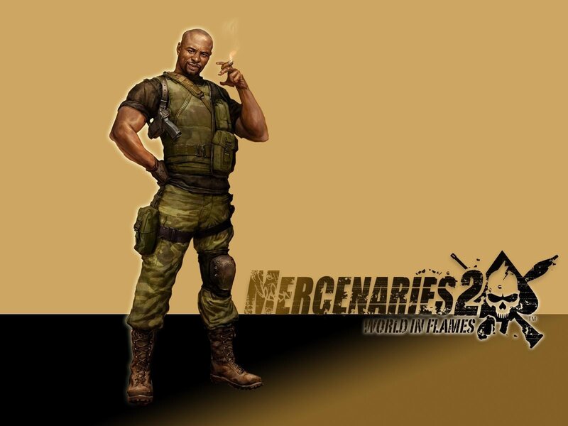 Mercenaries 2 character art