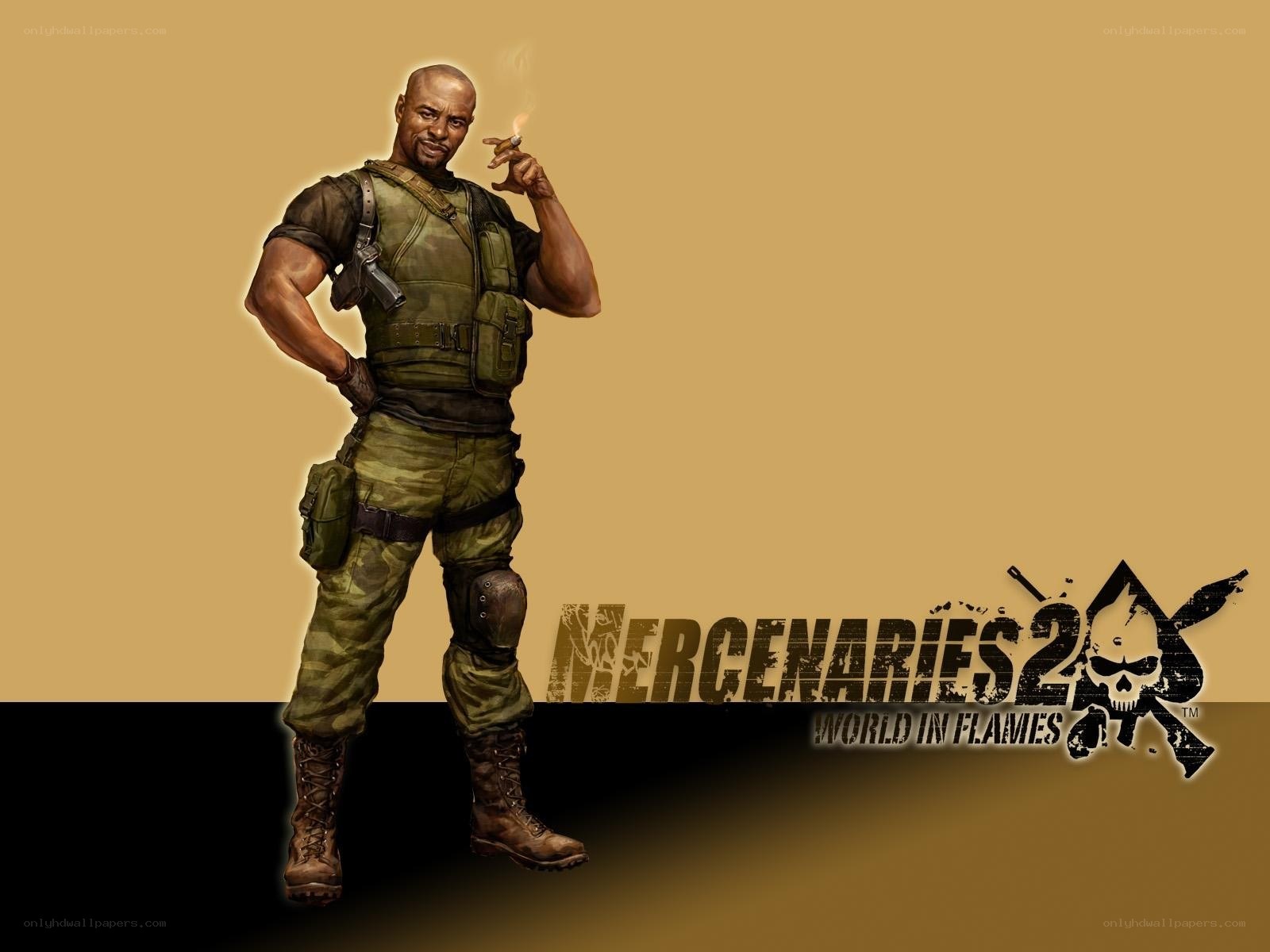 Mercenaries 2 character art