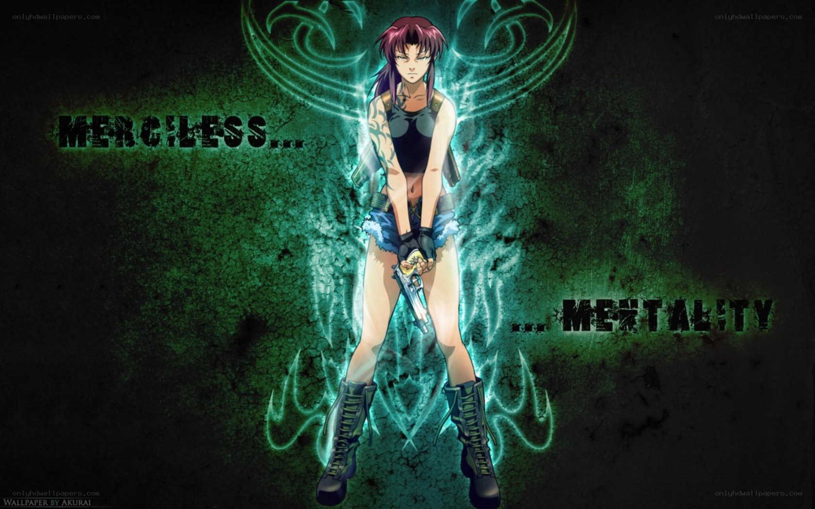 Merciless mentality anime character