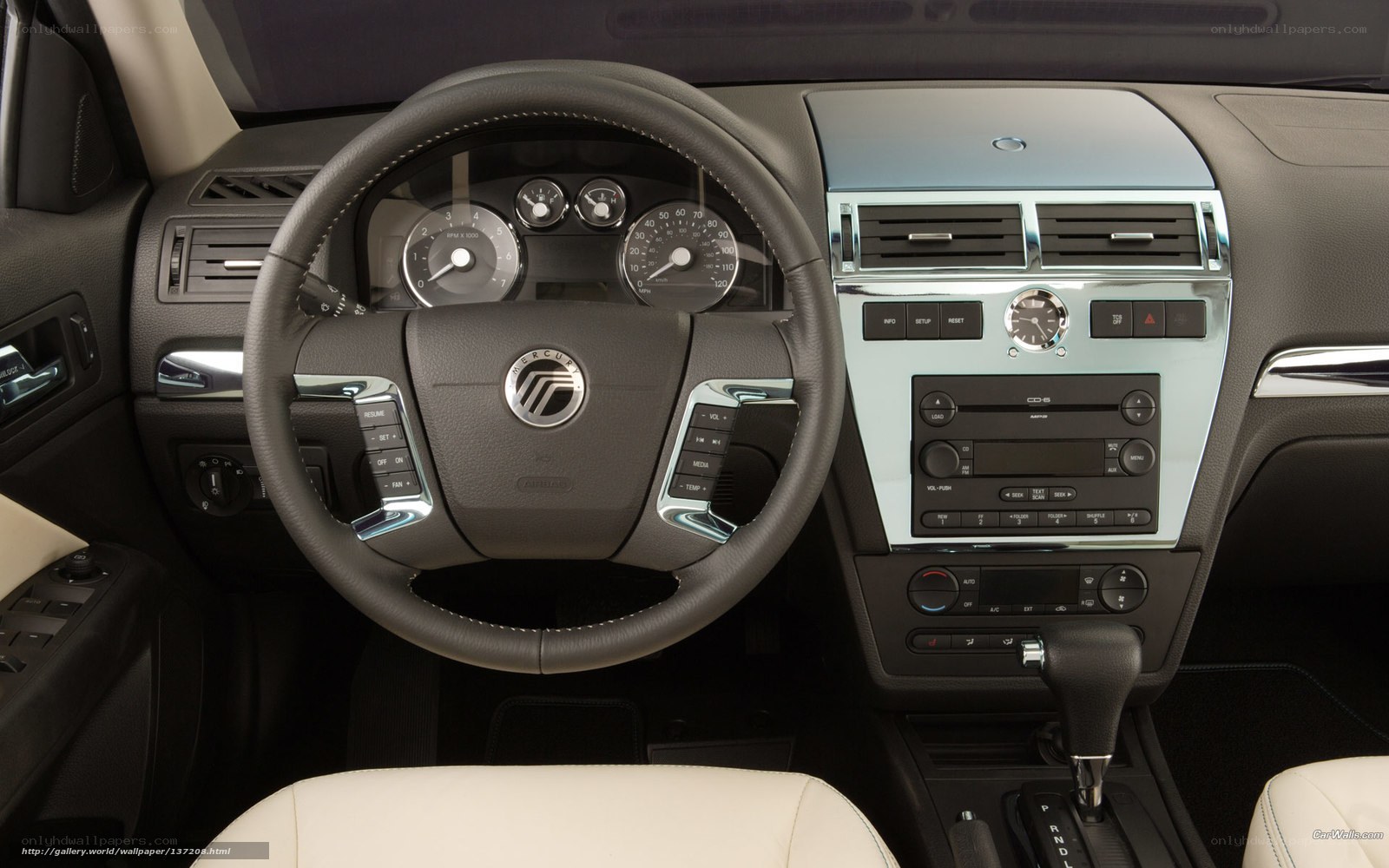 Mercury Milan interior dashboard