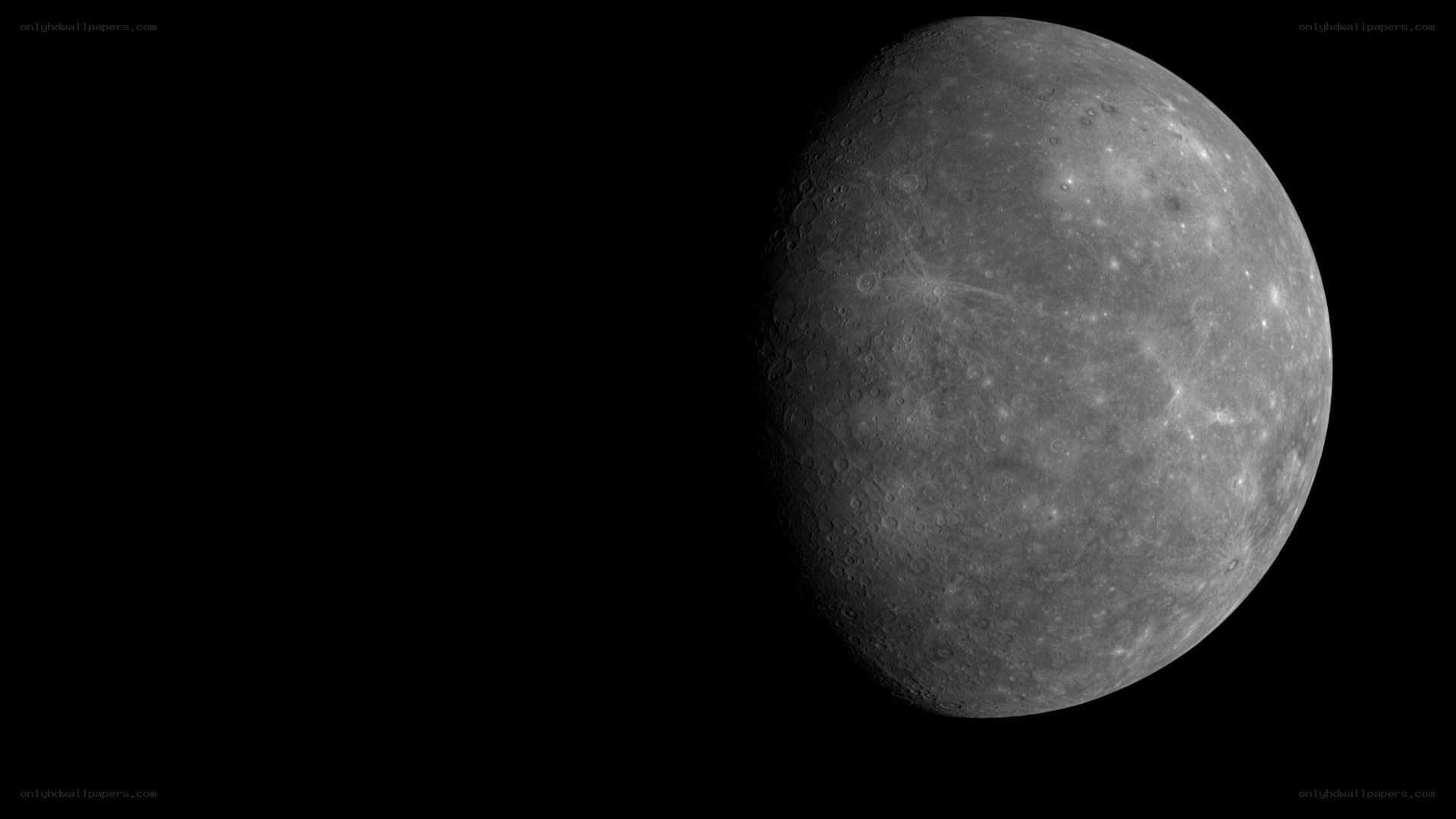 Mercury planet surface