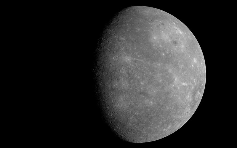 Mercury planet surface