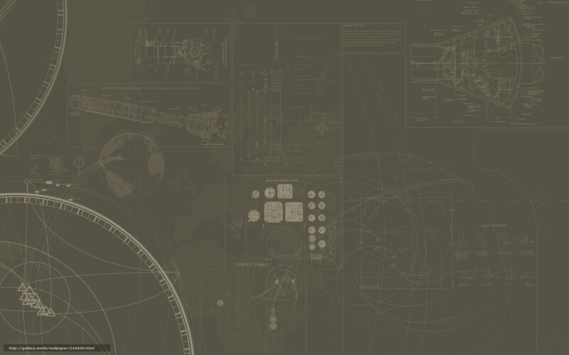 Mercury Redstone rocket blueprint