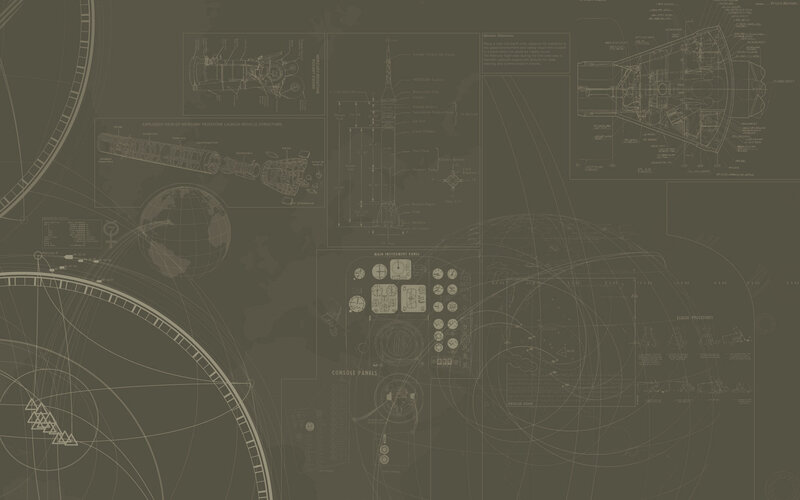 Mercury Redstone Rocket — Gray