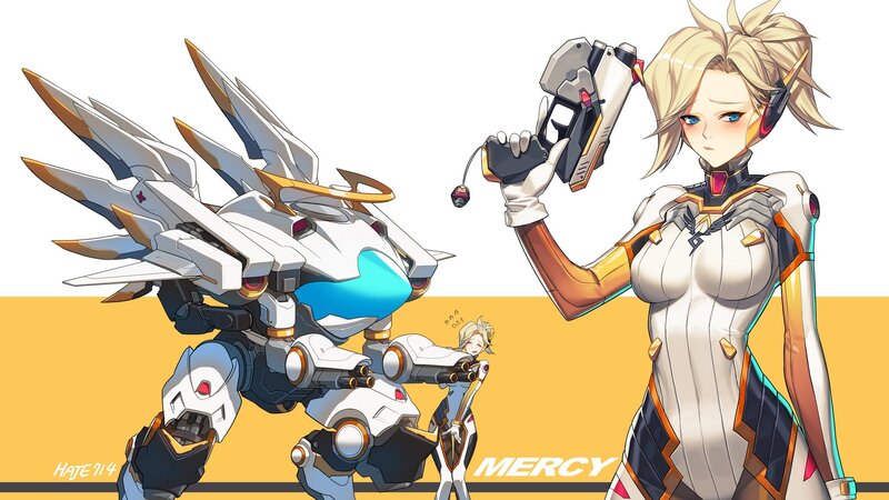 Mercy Character and Mech