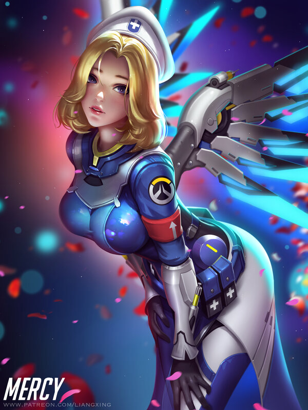 Mercy Character — Blue