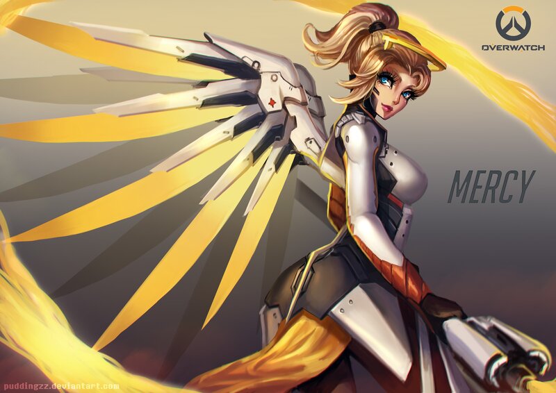 Mercy with Golden Wings