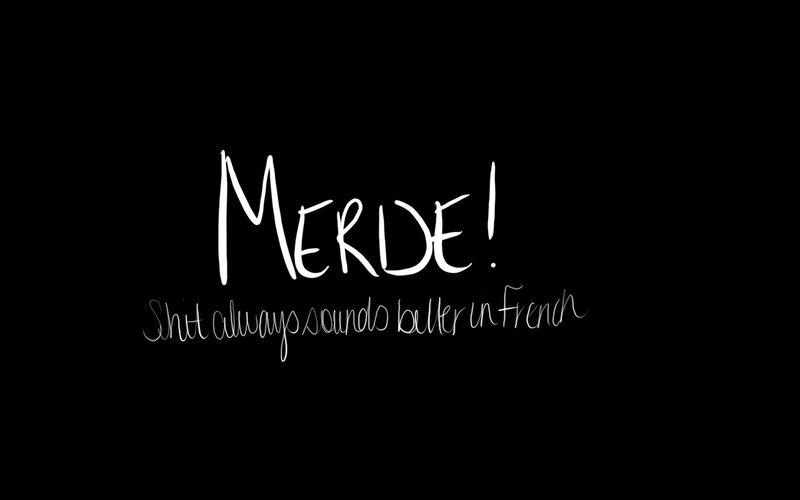 Merde! in French