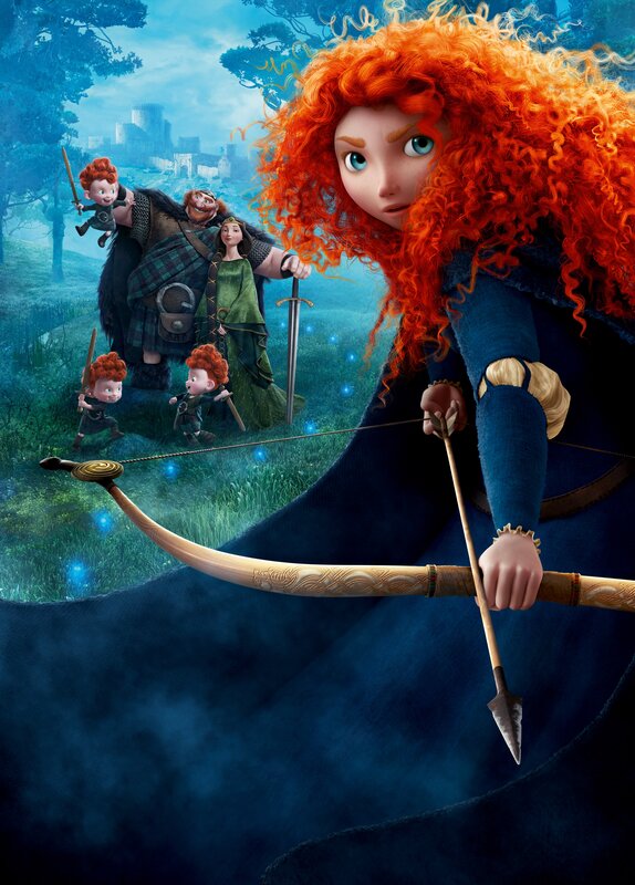 Merida aims her bow