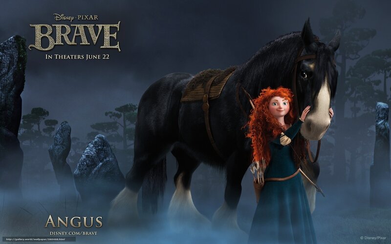Merida and Her Horse