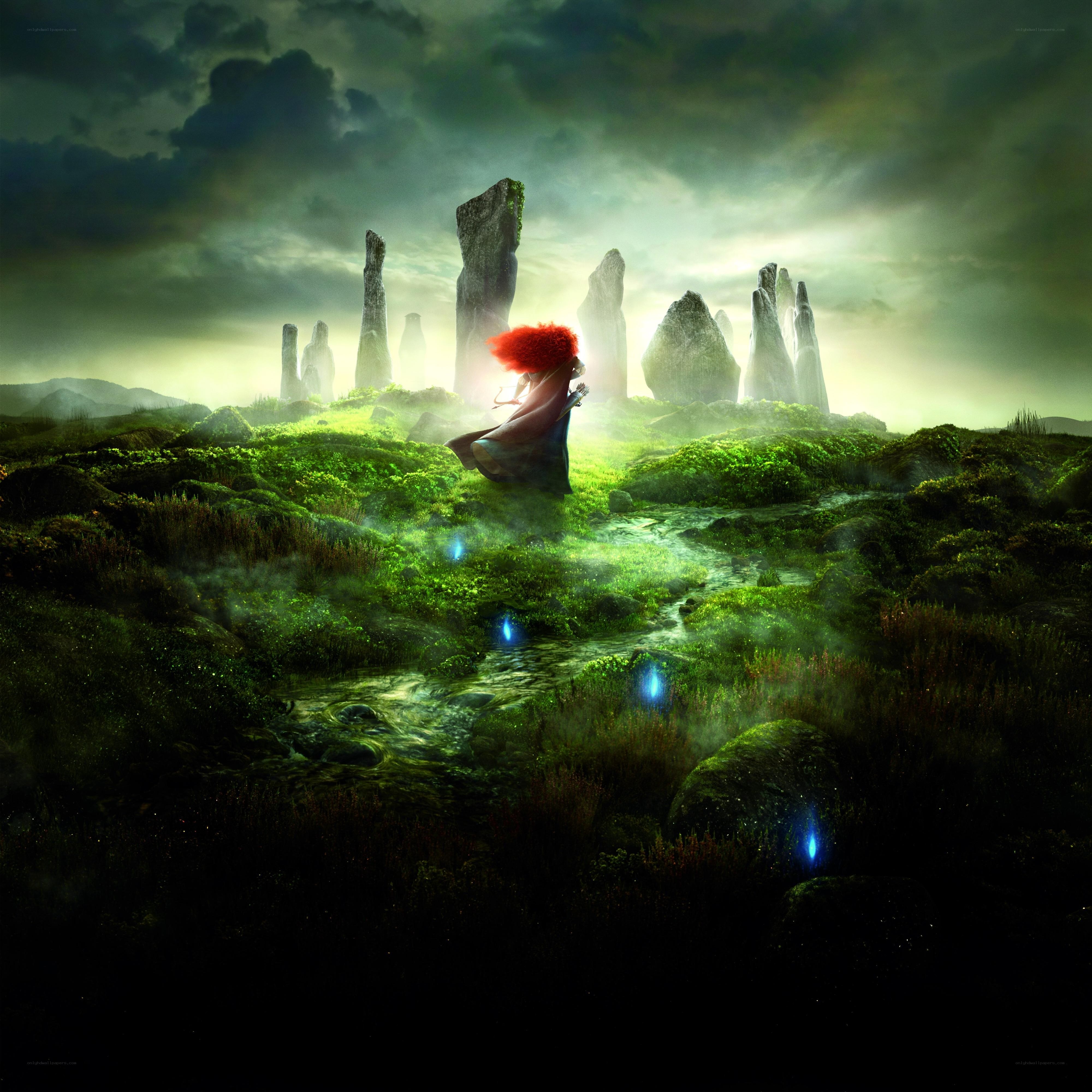 Merida at the stone circle