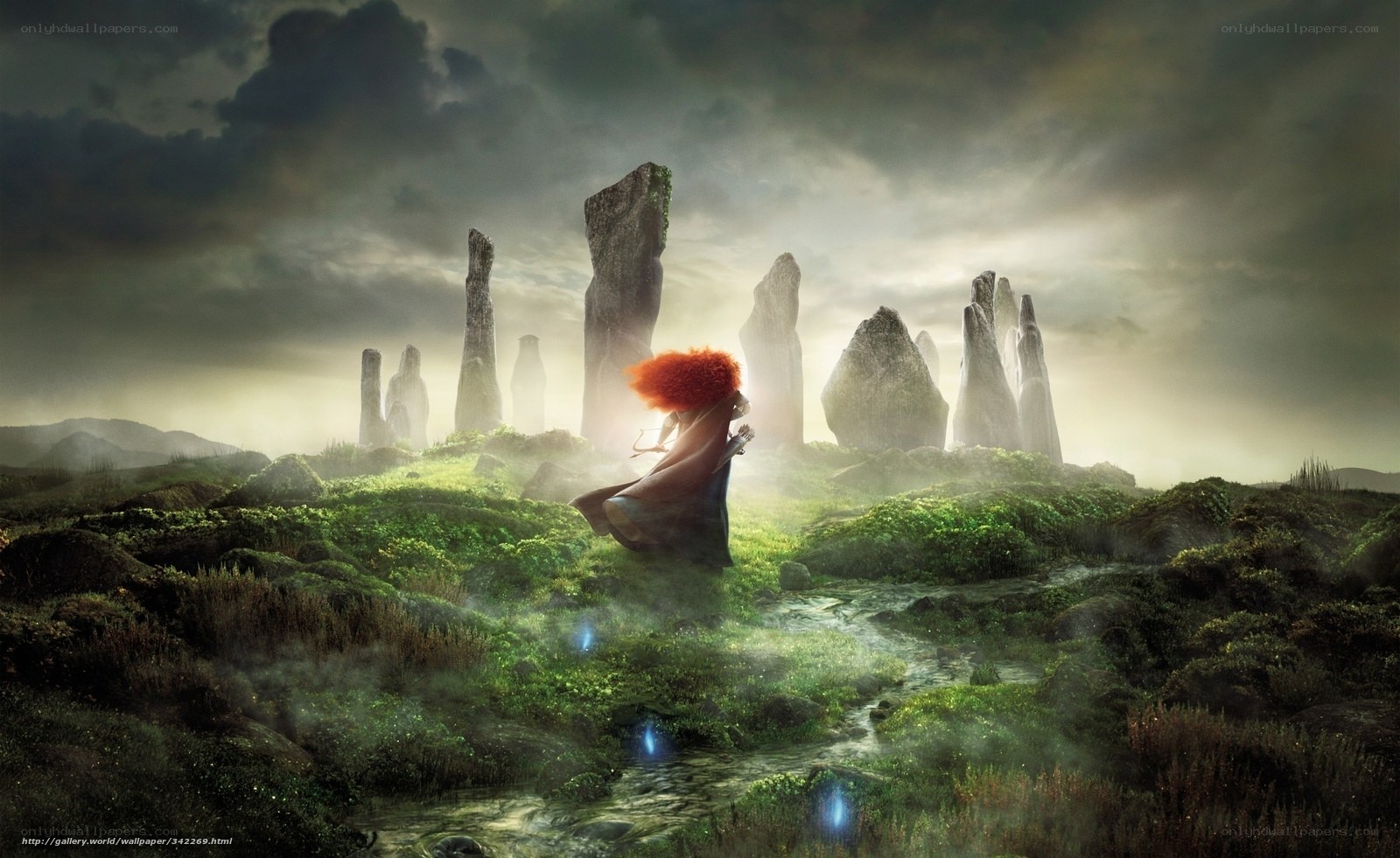 Merida at the stone circle