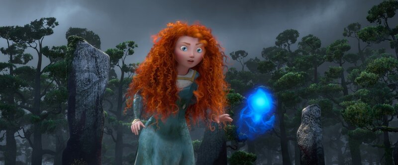 Merida in a mystical forest