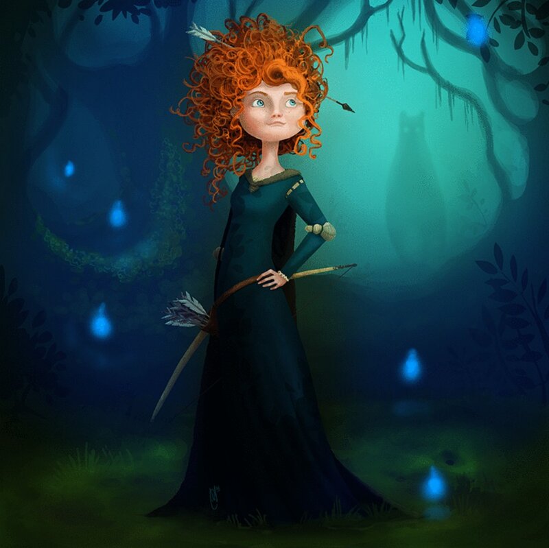 Merida in Forest