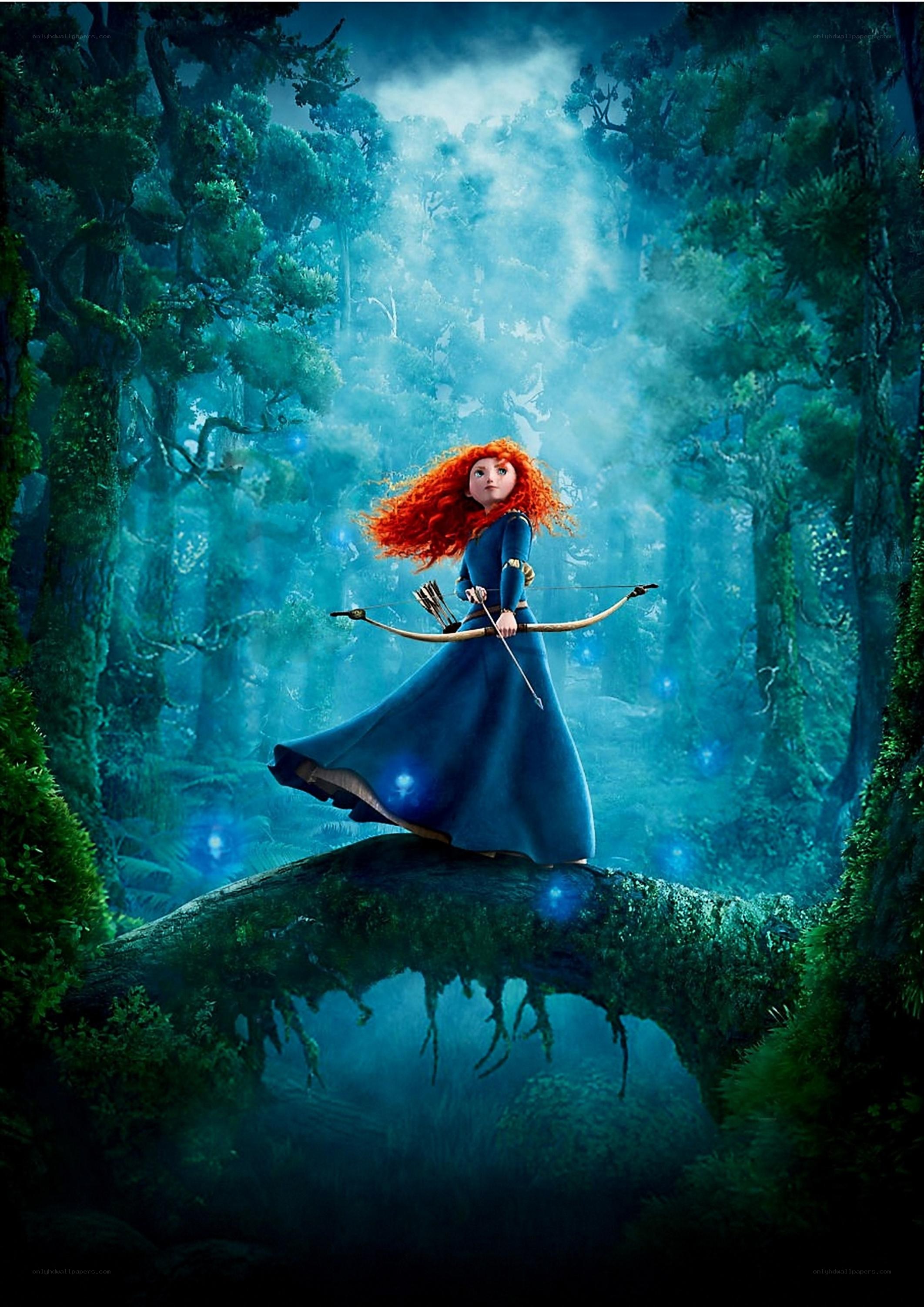 Merida in the mystical forest