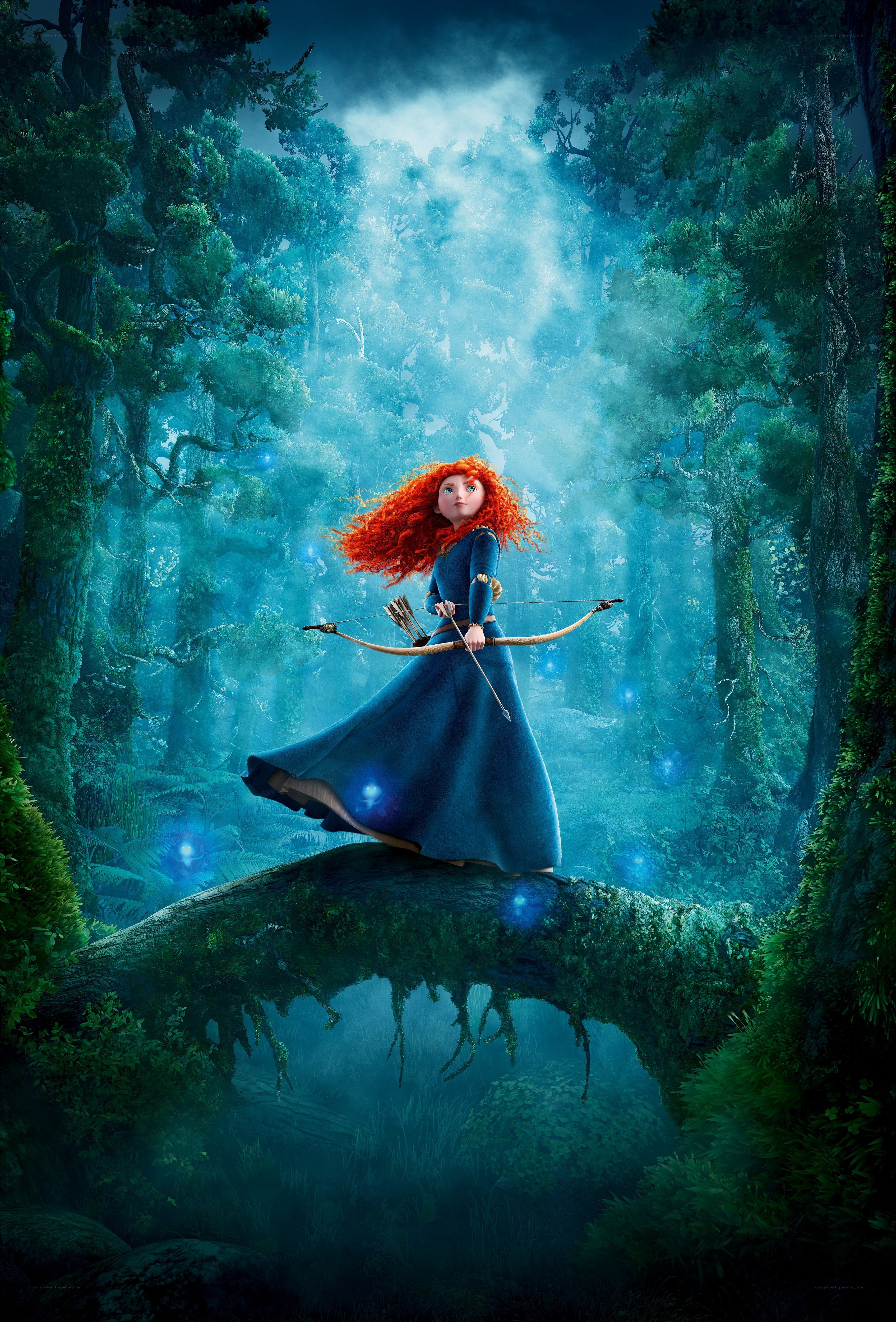 Merida in the mystical forest