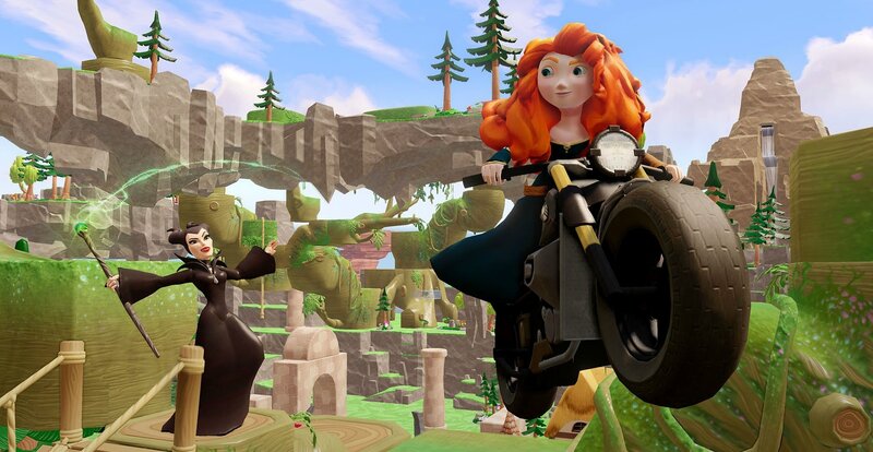 Merida on a Motorcycle