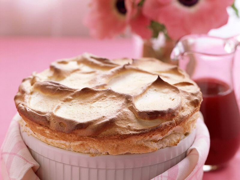 Meringue Dessert in Dish
