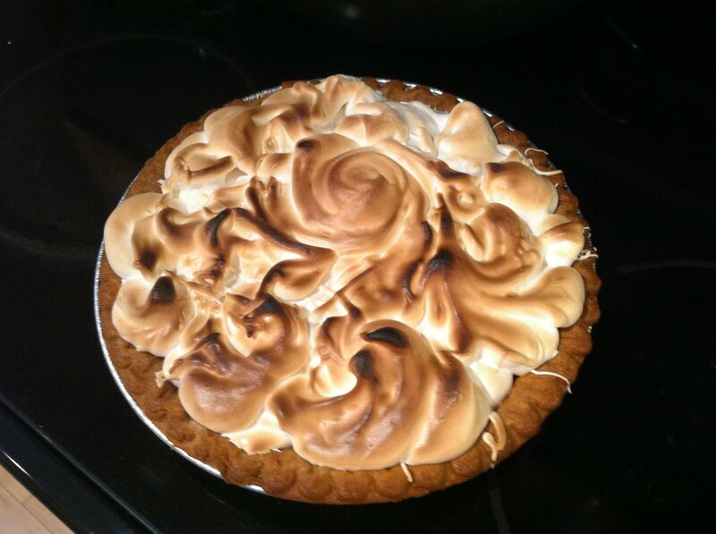 Meringue Pie on Stovetop