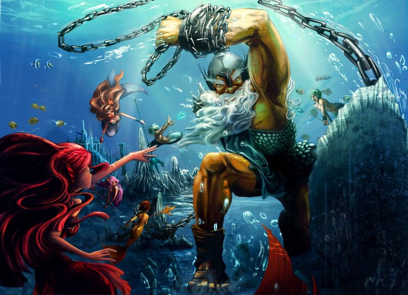 Mermaid and Sea King