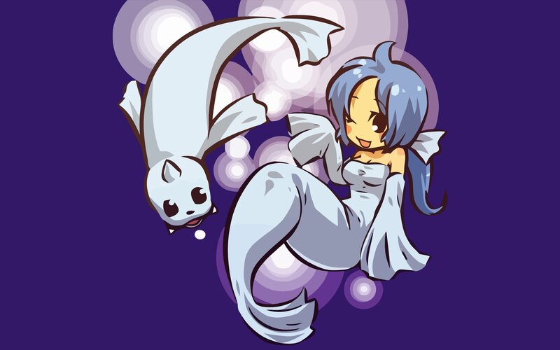 mermaid and seal companion