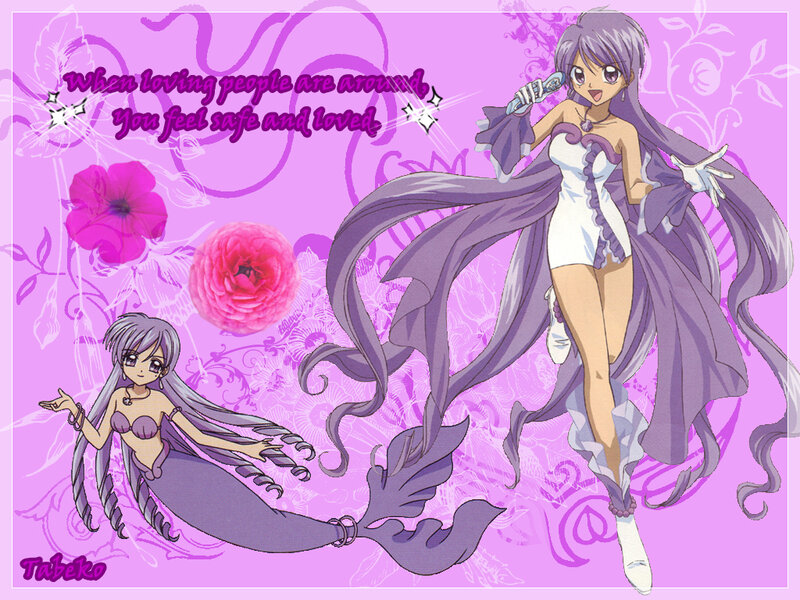 Mermaid Anime Character — Purple