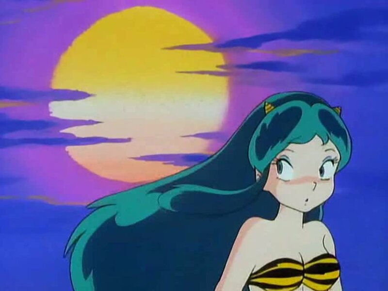 mermaid at sunset