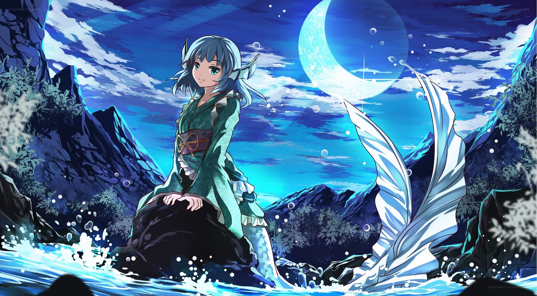 mermaid by moonlight