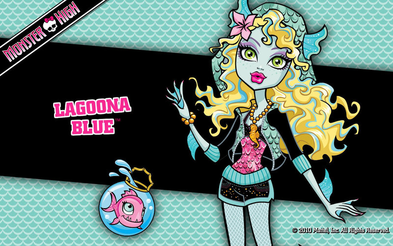 Mermaid Character with Blonde Hair
