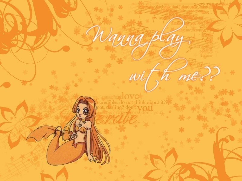 Mermaid Character — Yellow