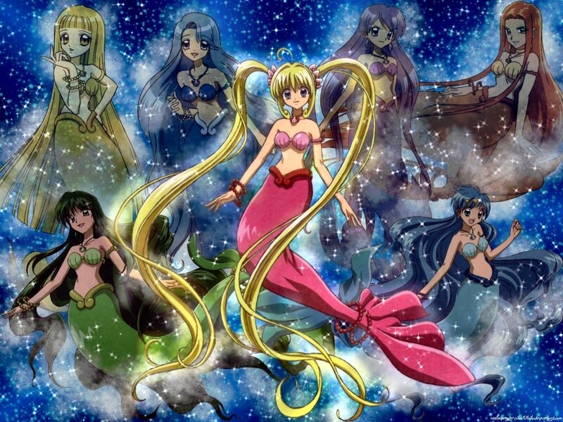 Mermaid Characters in Space