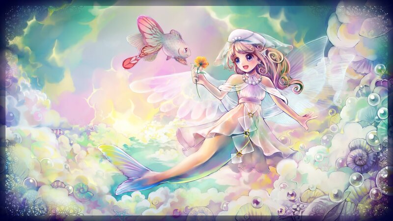 Mermaid Fairy with Fish