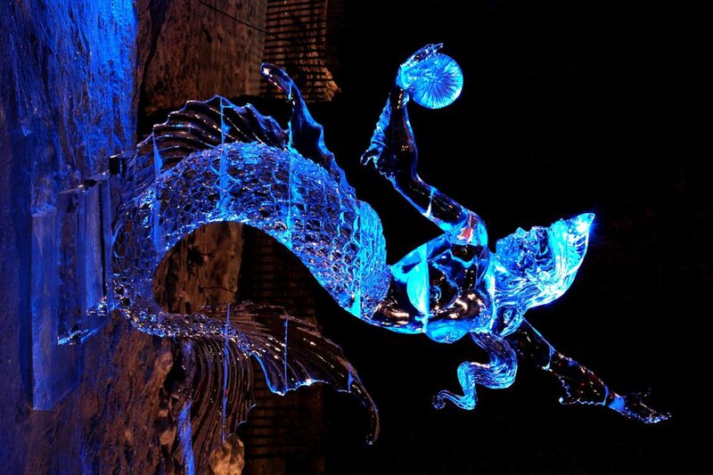 Mermaid Ice Sculpture