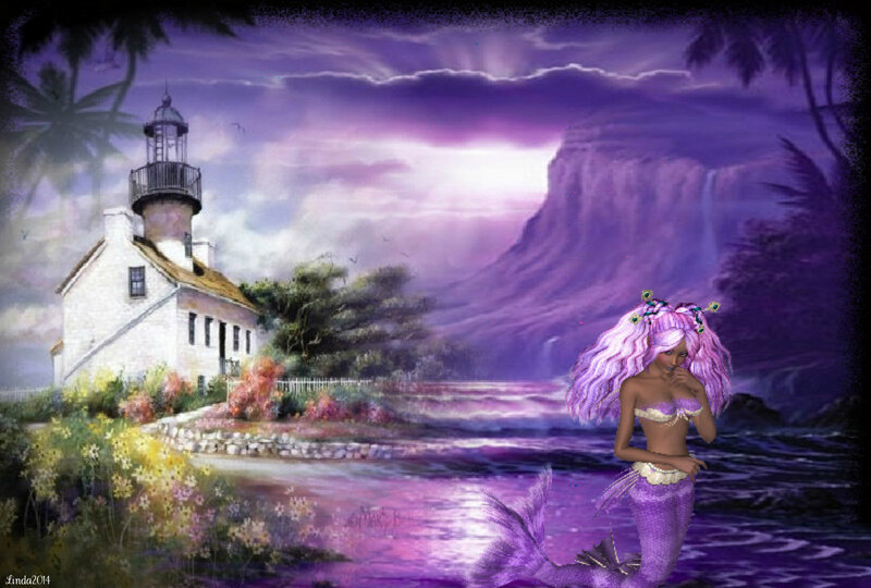 Mermaid in Purple