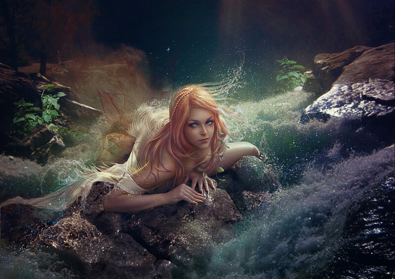 Mermaid in River
