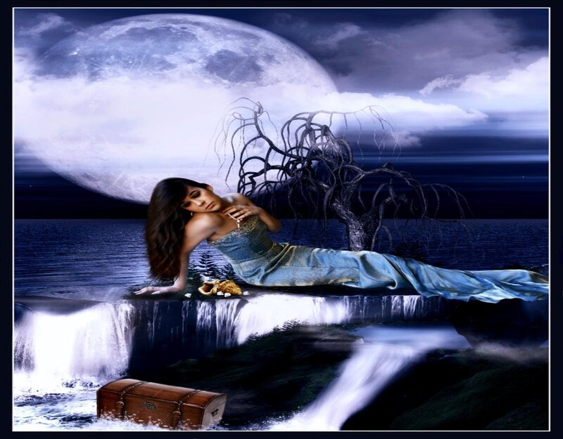 Mermaid on Cliff Edge