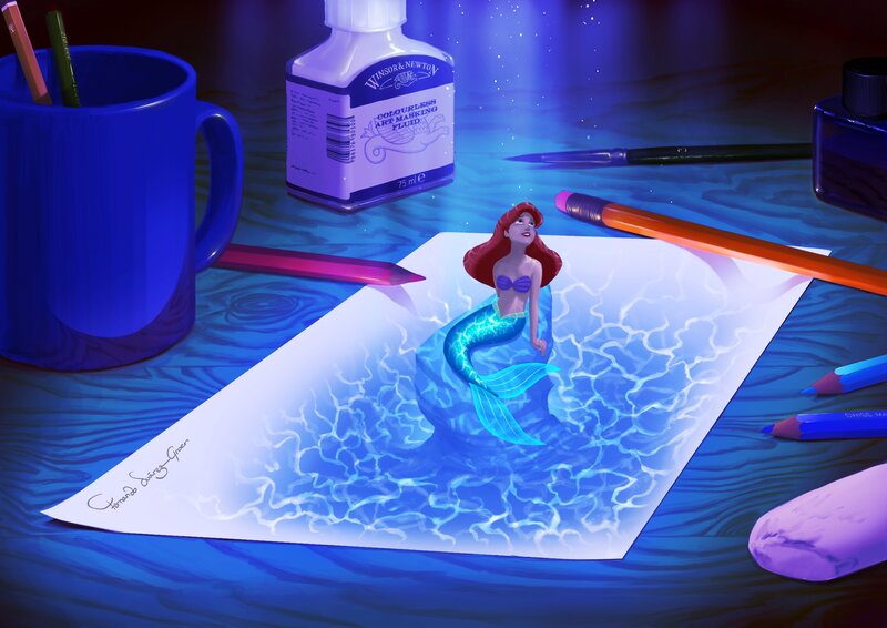 Mermaid on Paper