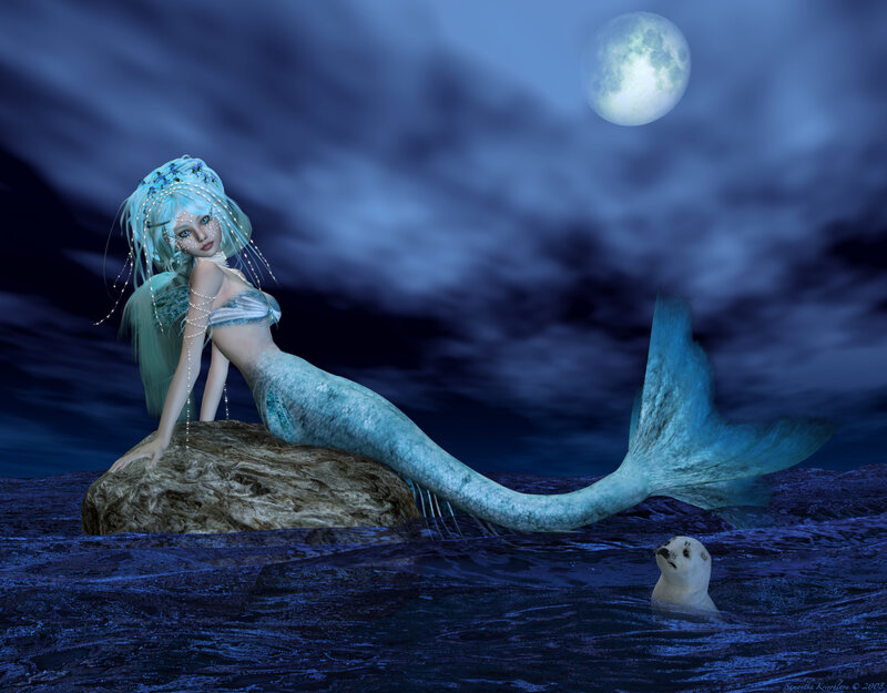 Mermaid on Rock