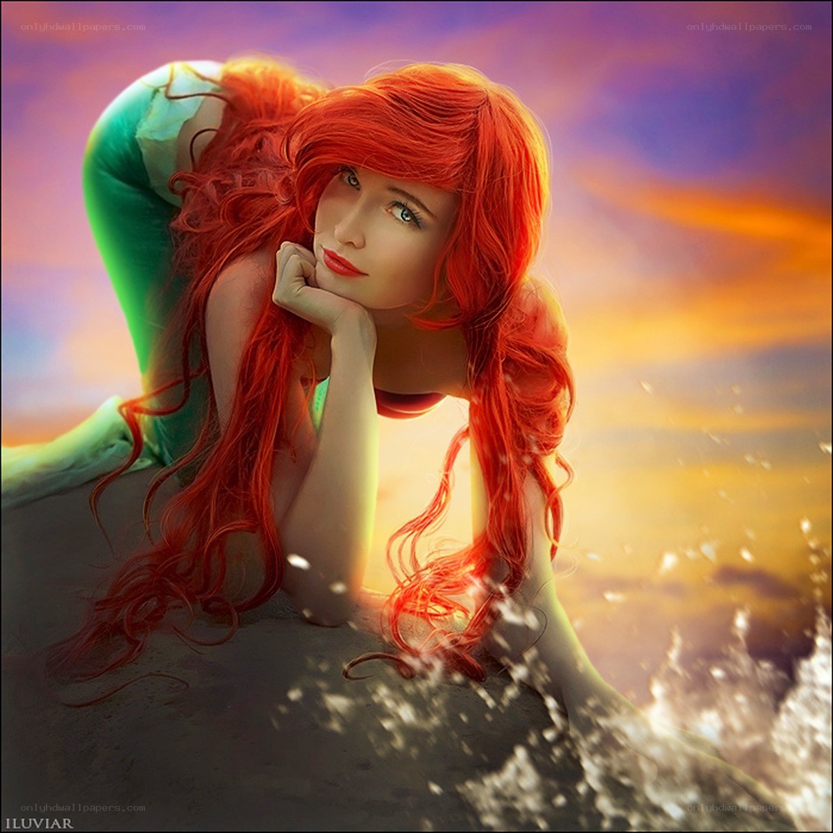 mermaid on the beach