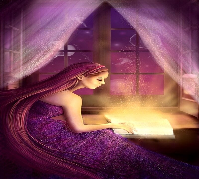 Mermaid Reading Book