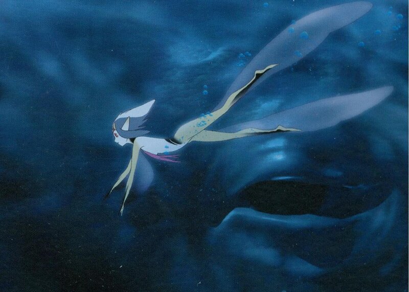 mermaid swimming underwater