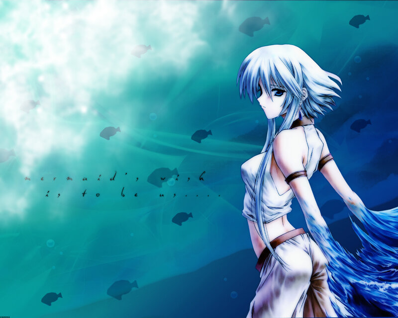 mermaid under the sea