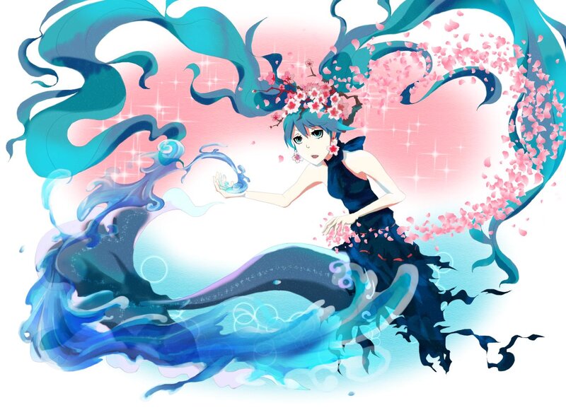 Mermaid with Blue Hair — Dreamy