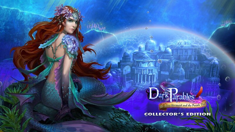 Mermaid with Red Hair — Blue, Mystical