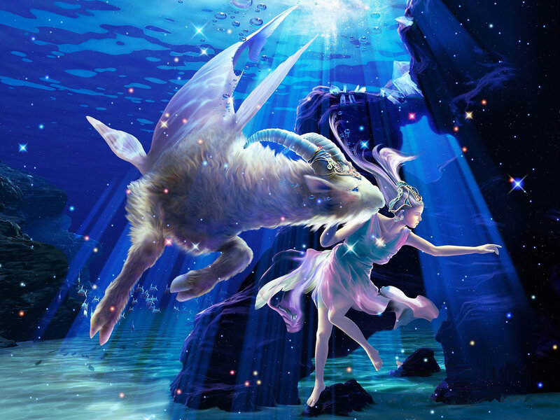 Mermaid with Sea Goat
