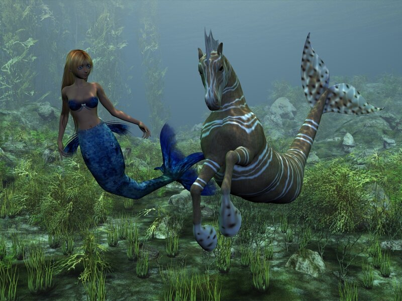 Mermaid with Sea Horse