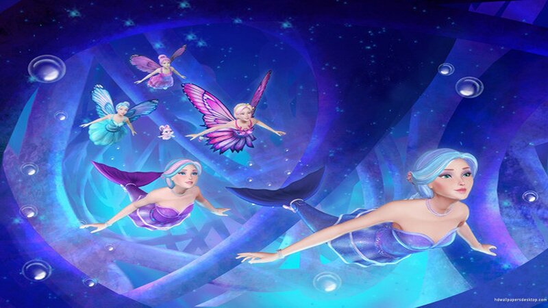 Mermaids and Fairies Underwater