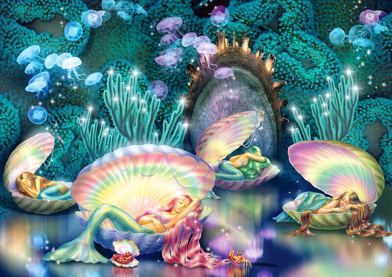 Mermaids in Seashells